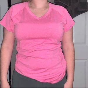 Pink active top
